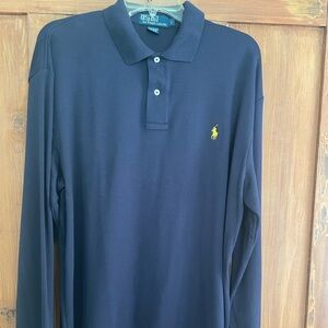 Men’s Ralph Lauren Polo Navy Blue Long Sleeve Top L